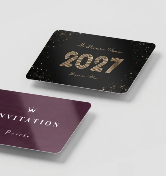Cartes Revila entreprise : vœux 2027 et invitation privée